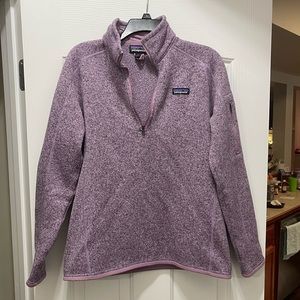Patagonia pullover with arm zip pocket